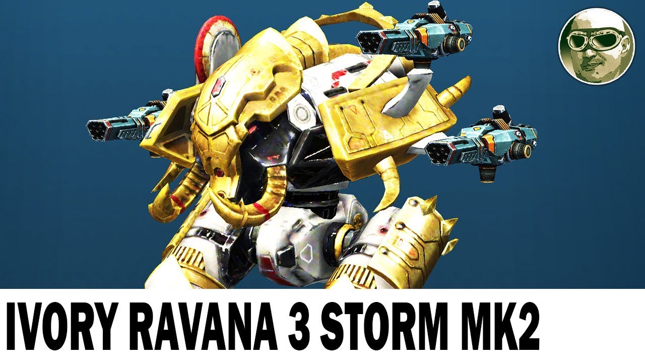 IVORY RAVANA 3 STORM MK2 WAR ROBOTS MAX GAMEPLAY