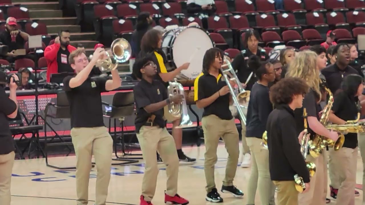 Marian Catholic High School Band: Chicago Bulls Pre-game Performance 2/27/24