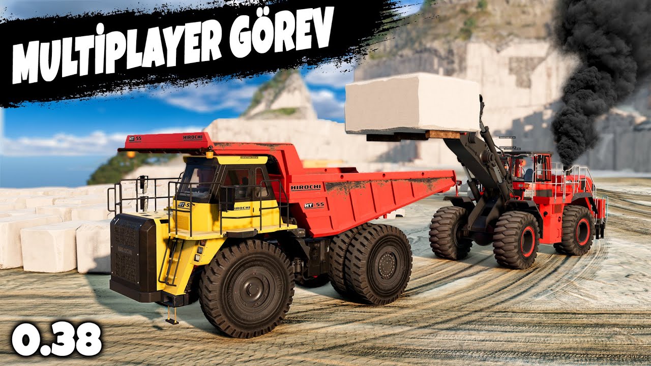 38 TON TAŞIDIK - YENİ GÜNCELLEME MULTİPLAYER GÖREV │ BeamNG 0.38