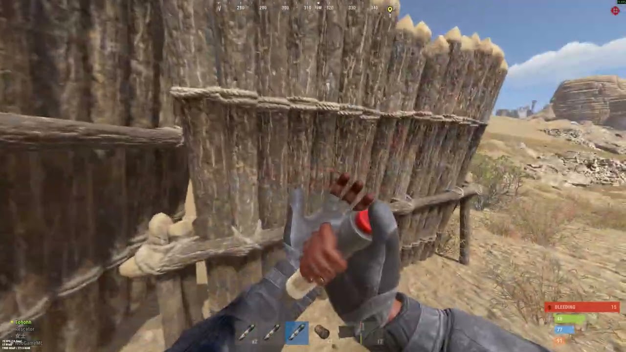 My CRAZY RUST adventure you HAVE to see! Solo vs attack heli