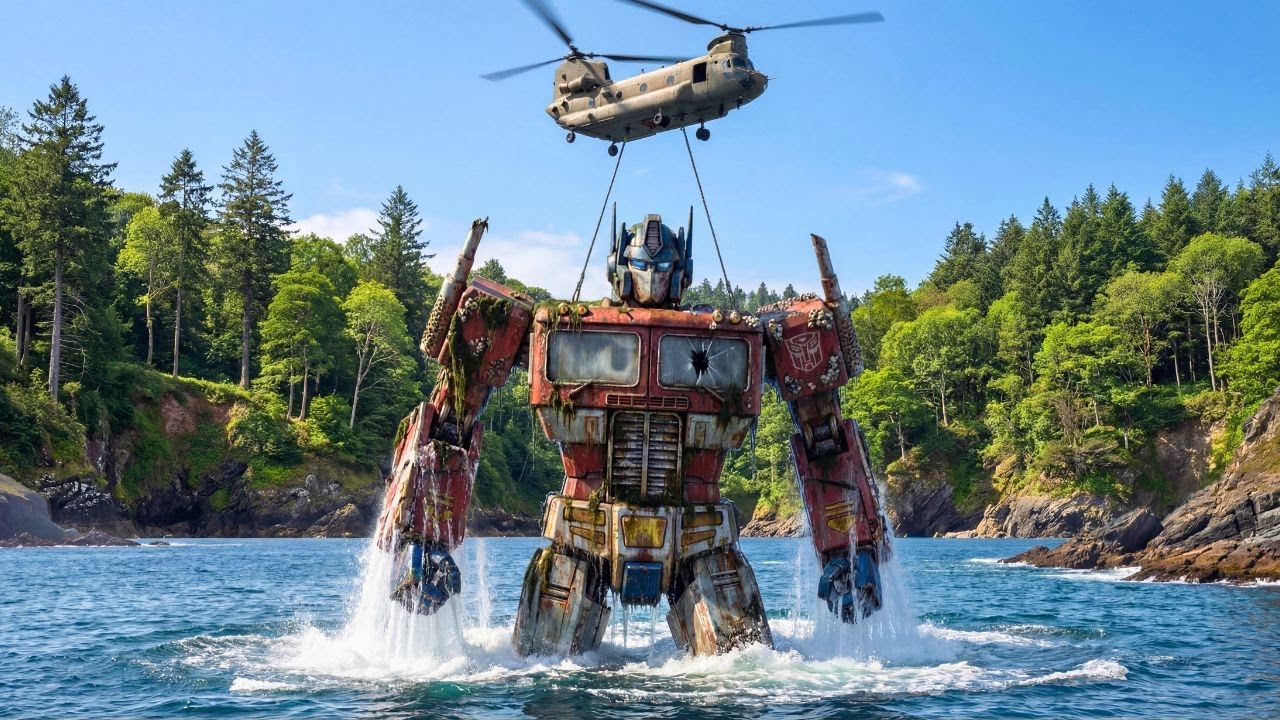 We Found & Restored a GIANT Optimus Prime (Abandoned in the Forest)