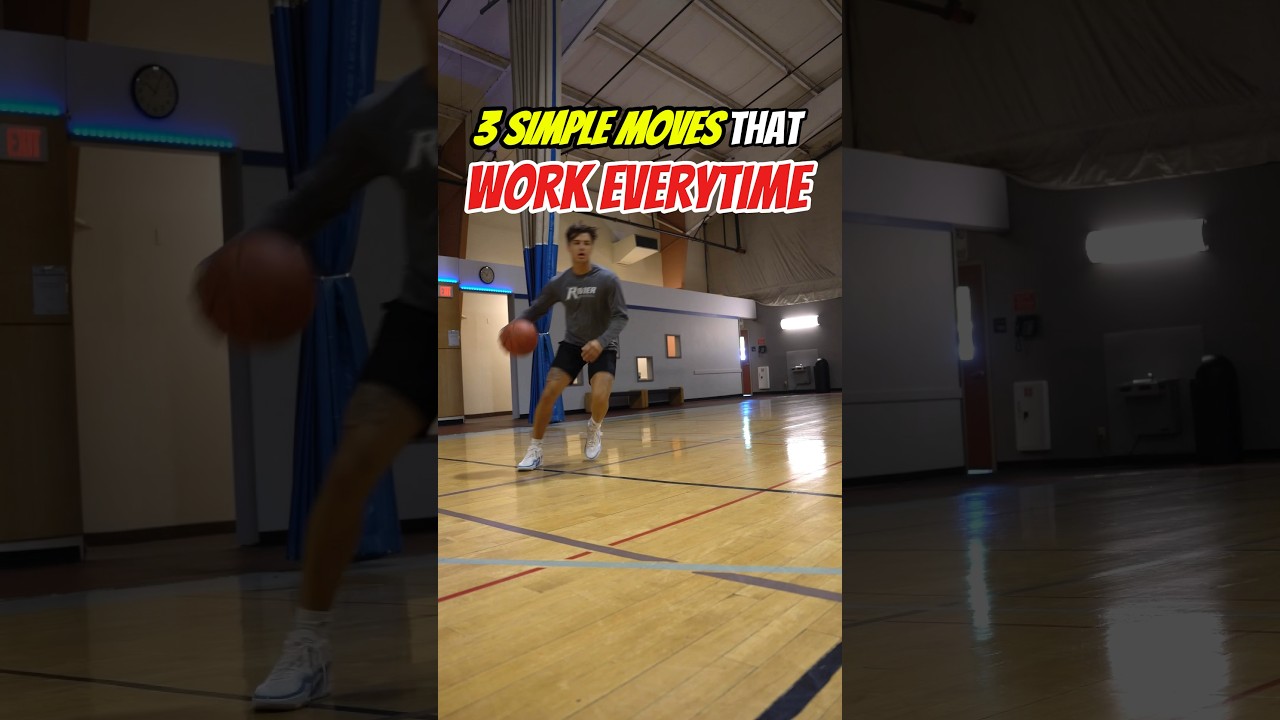 3 SIMPLE YET EFFECTIVE MOVES #basketball
