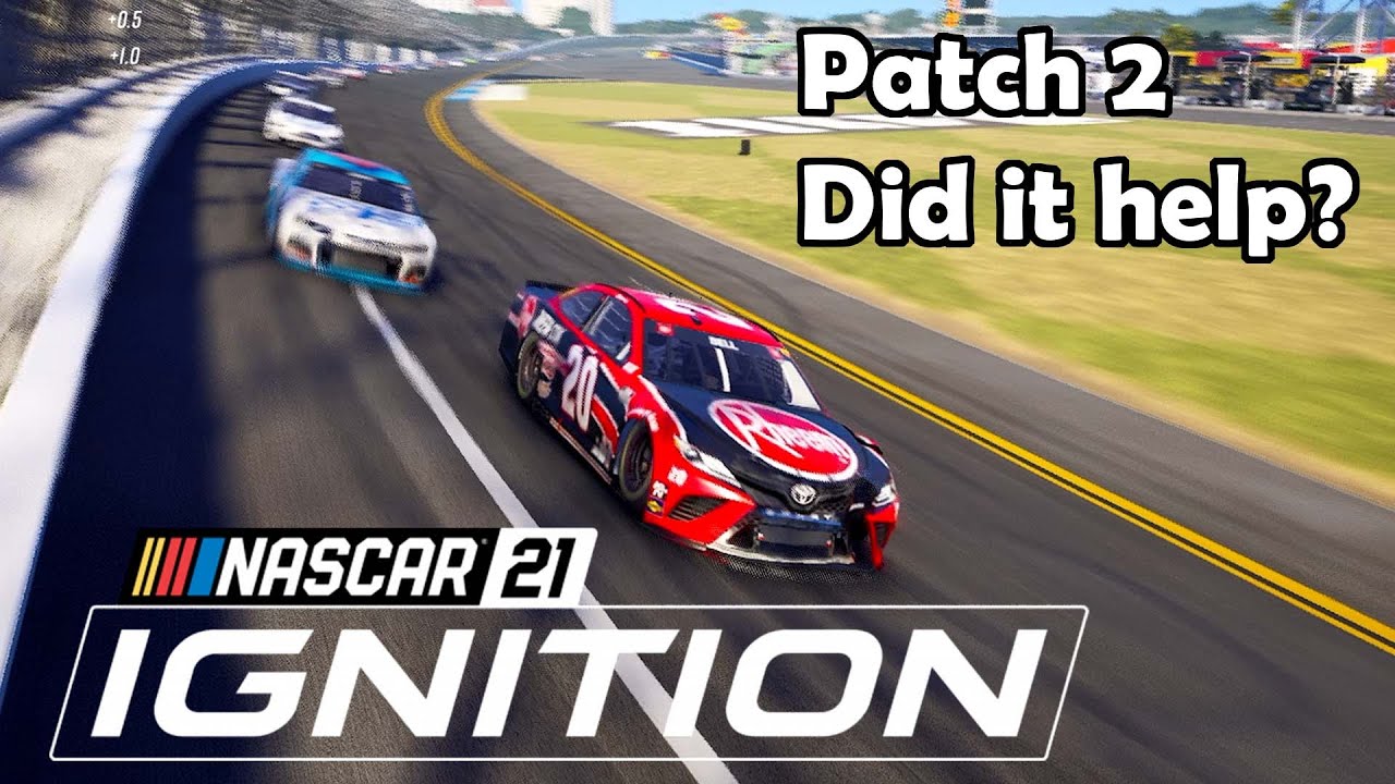 PATCH 2 GAMEPLAY AND ANALYSIS - NASCAR 21: Ignition - PS5 + NEW PAINT SCHEMES???