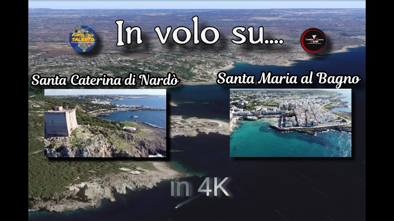 Santa Caterina e Santa Maria al Bagno: le splendide marine salentine di Nardò riprese da drone in 4K