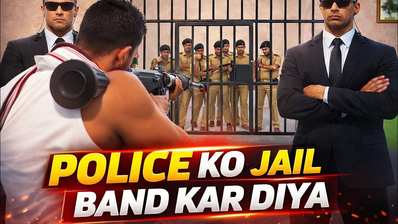 🤯 PULICE KO JAIL MAI 🚓BAND KAR DIYA🥷#viral @MOHDHASAN-j 