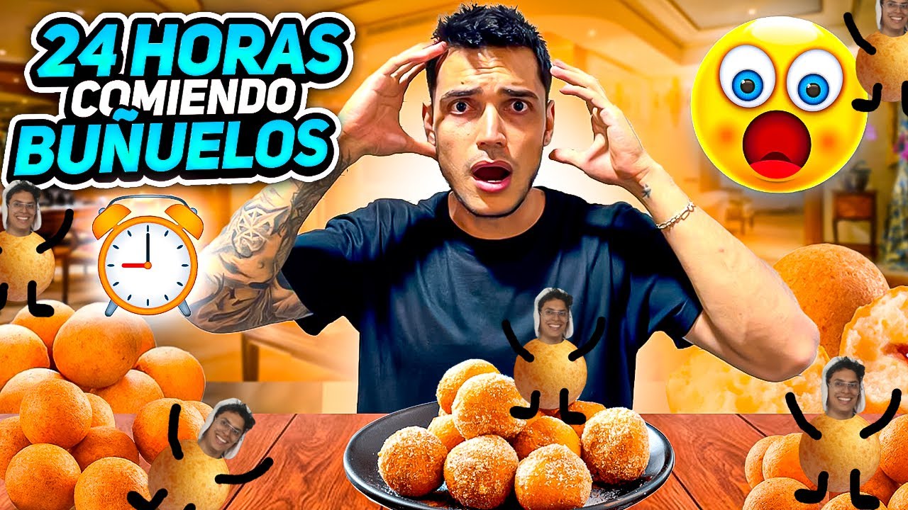 24 HORAS COMIENDO SOLO BUÑUELOS - TATTOXTREME