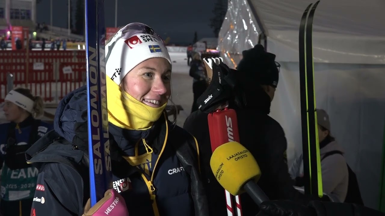 Maja Dahlqvist Rukan sprintin kolmas