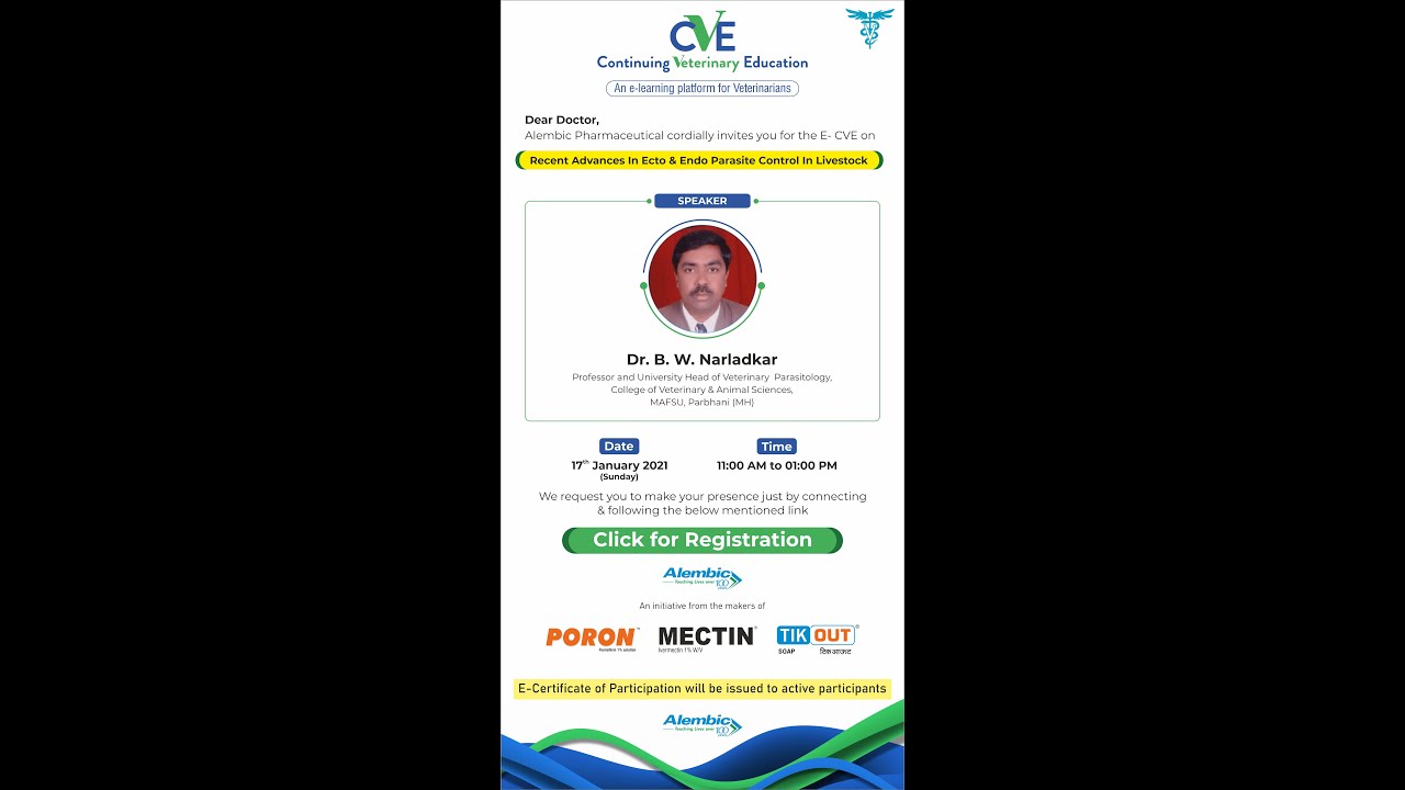 Recent Advances In Ecto & Endo Parasite Control in Livestock