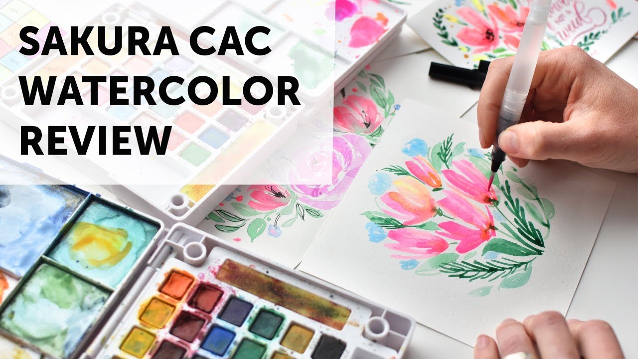 Sakura CAC 24 Pan Set Neon, Metallic, Pearlescent Watercolor Set Review
