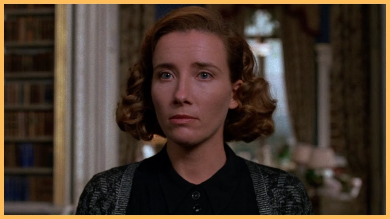 the remains of the day - miss kenton (emma thompson) // save your tears