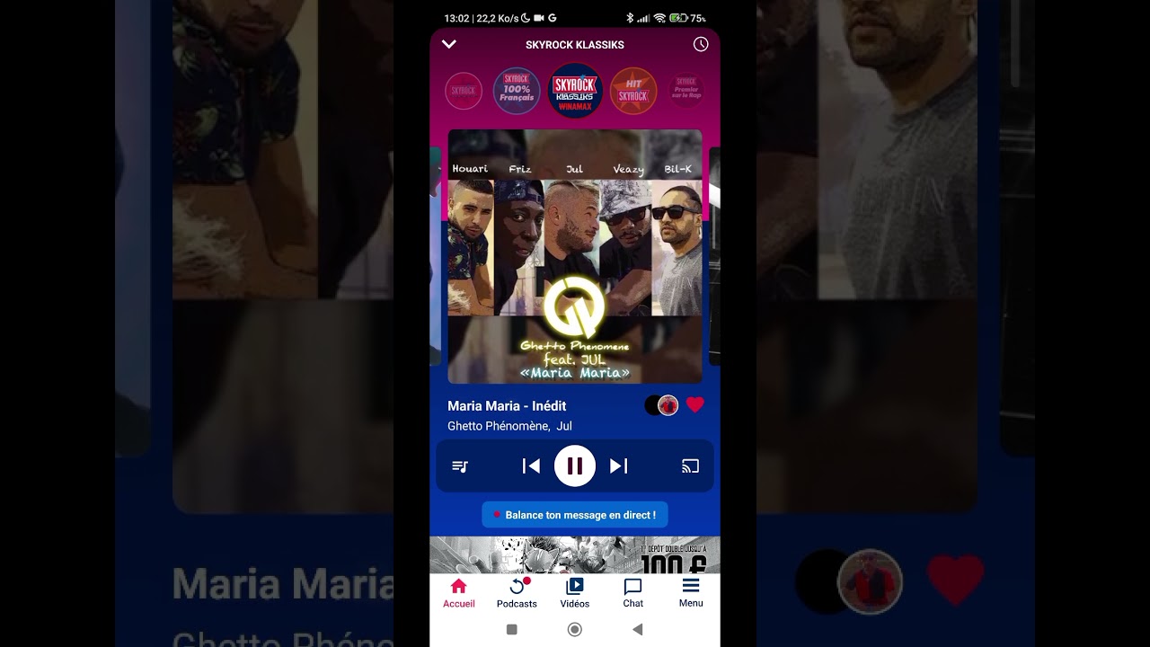 Ghetto Phénomène, Jul Maria Maria - Inédit Version Skyrock