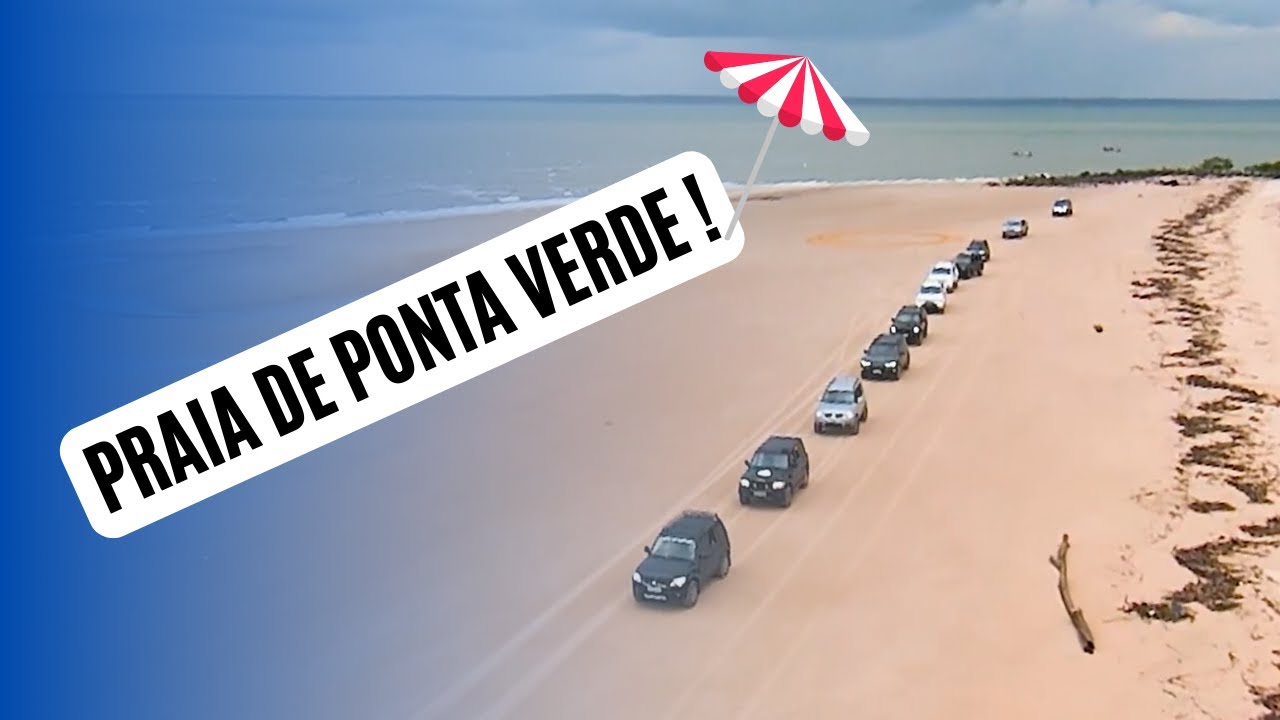 Passeio na Praia Ponta Verde em São José de Ribamar.