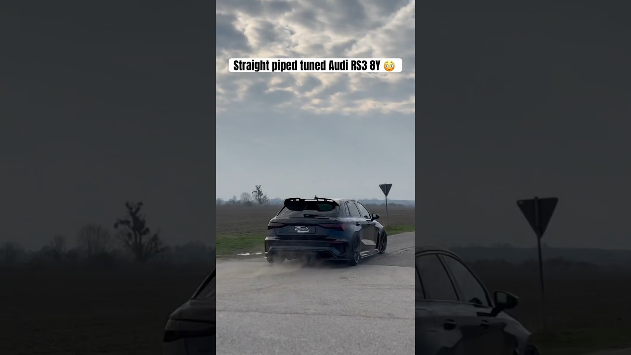 Insane straight piped Audi RS3 8Y - ORGASMIC SOUNDS #audi #rs3 #tuning