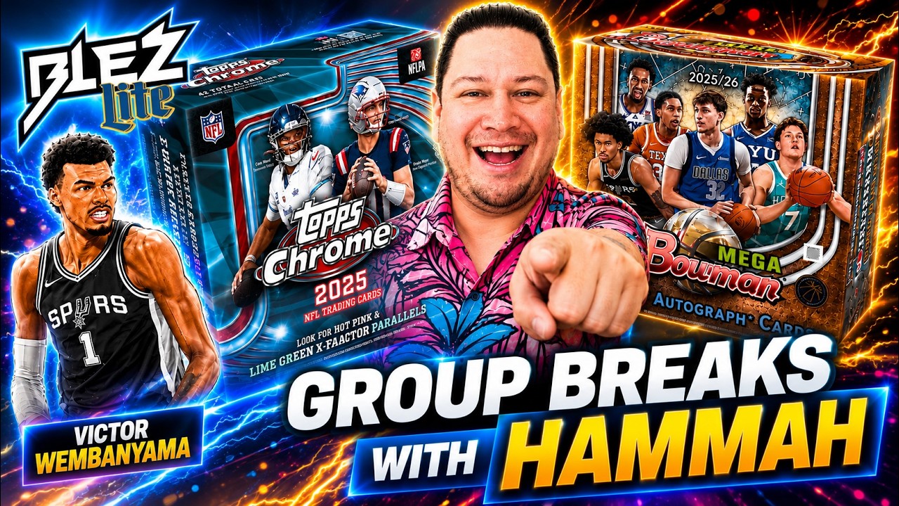 CLEARING THE NBA & NFL STORE FOR THE WEEKEND + ALOHA FRIDAY w/HAMMAH! #boxbreaks #sportscards
