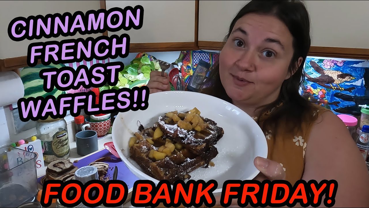 Waffles with a TWIST! Feeding my Family from the Local Food Bank!