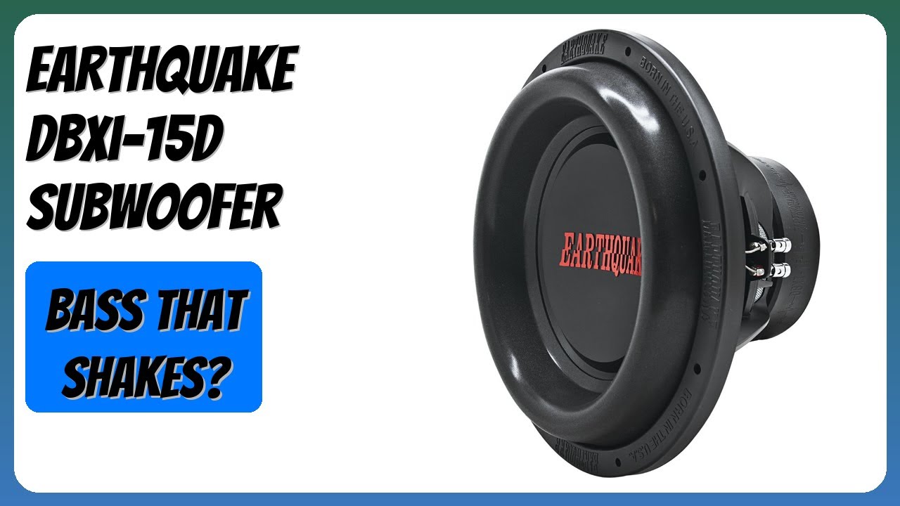 REVIEW (2026): EARTHQUAKE DBXi-15D Subwoofer. Features