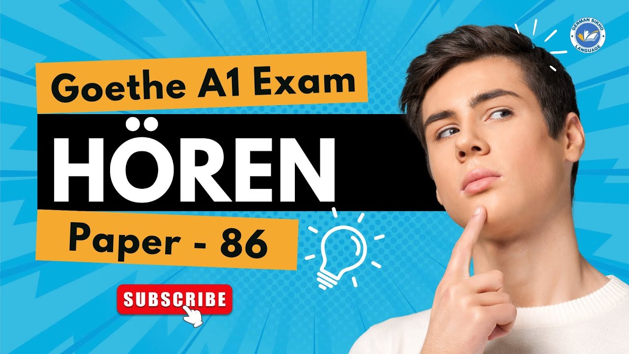 Goethe A1 Exam Modelltest mit Antworten || Paper - 86 || Start Deutsch A1 Exam #goethea1exam