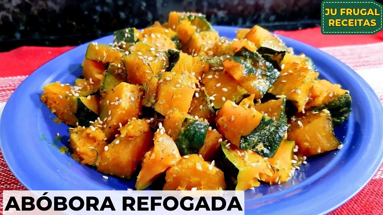 Como Fazer AB&Oacute;BORA CABOTIA REFOGADA Sem Desmanchar! Receita F&aacute;cil e R&aacute;pida