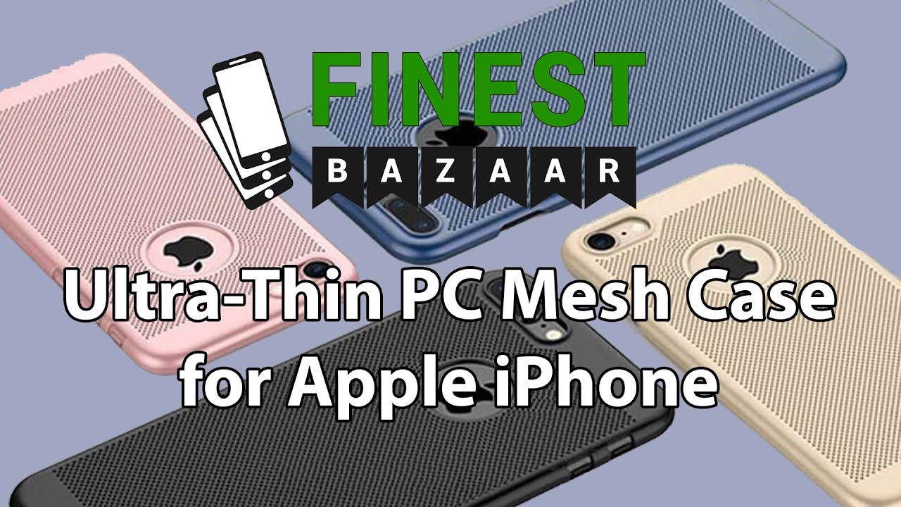 Ultra-Thin PC Mesh Case for Apple iPhone