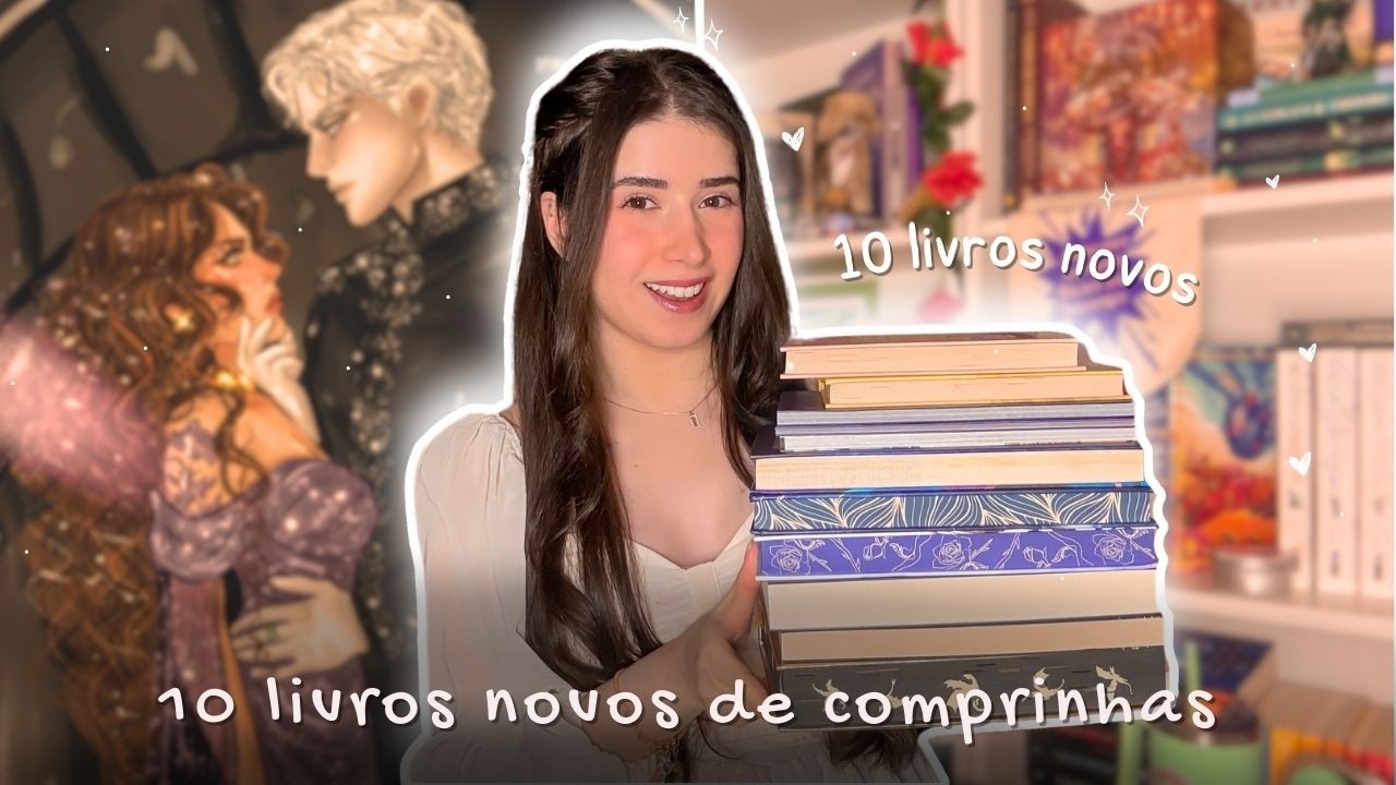 10 *livros novos* de comprinhas 📚🪄 | book haul
