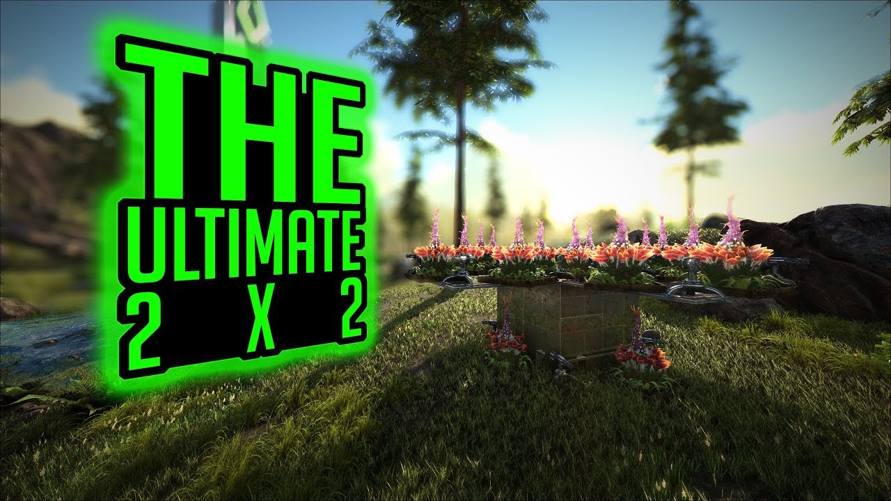 The Ultimate 2x2 PvP Base Design  | ARK: Survival Evolved |