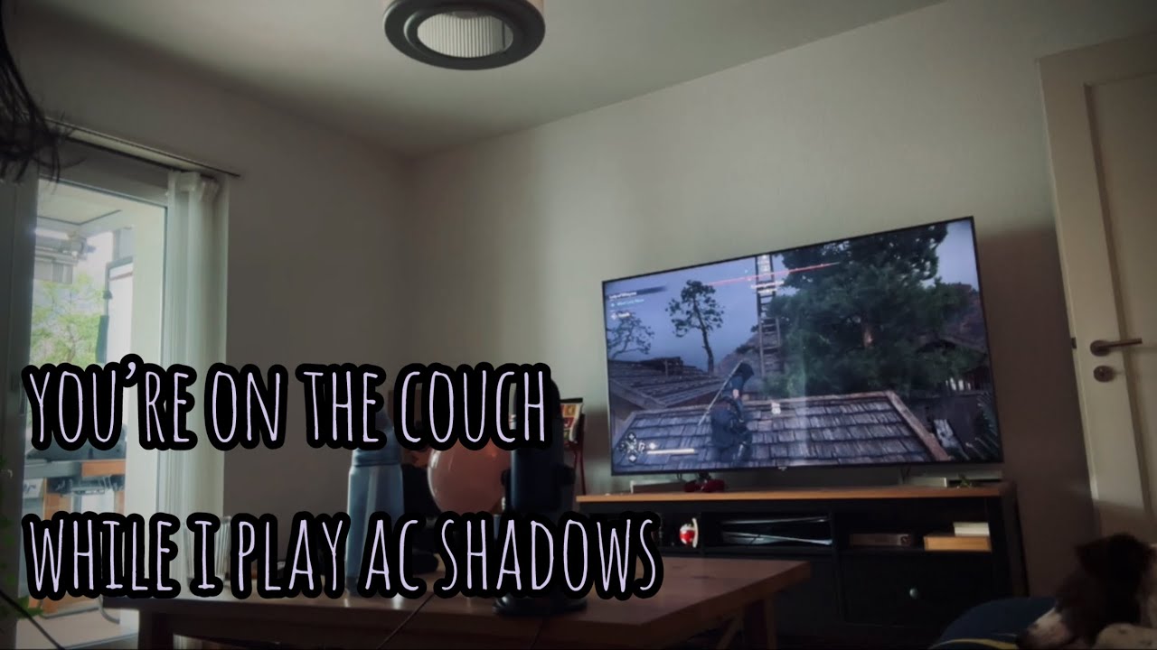 you’re on the couch while i play ac shadows | game sounds + light traffic noise