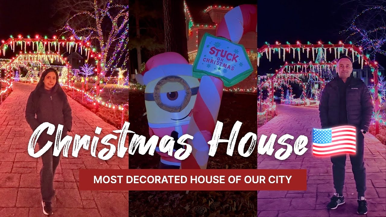 Christmas fairytale house | Indian couple vlogs | Indian's life in USA | Couple Life | USA Life