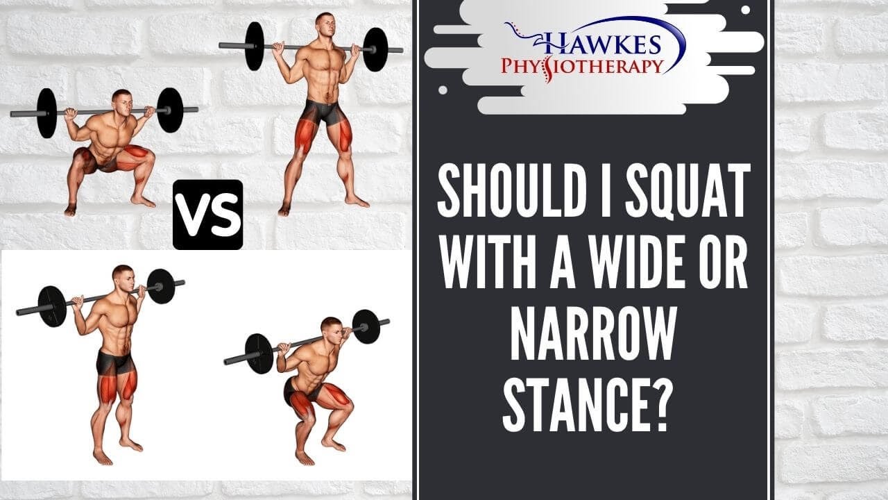 Should I squat with a wide or narrow stance?