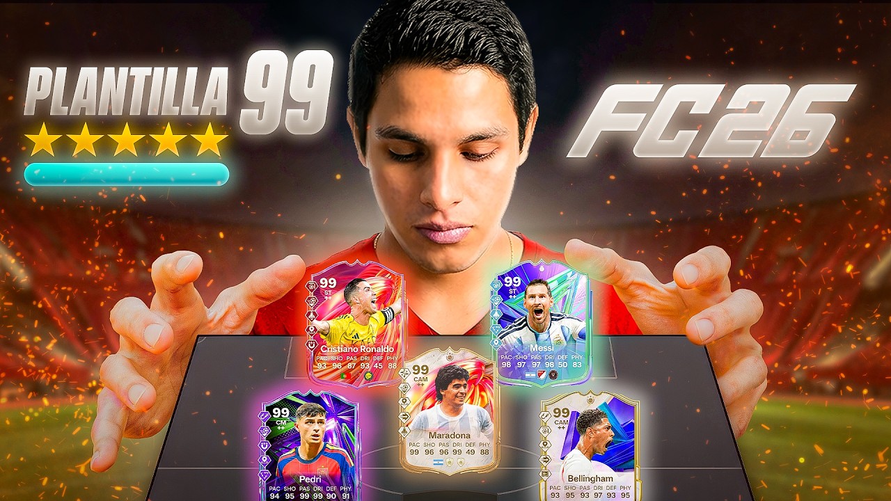 &iexcl;PLANTILLA 99 de VALORACI&Oacute;N en FC 26! 🤩
