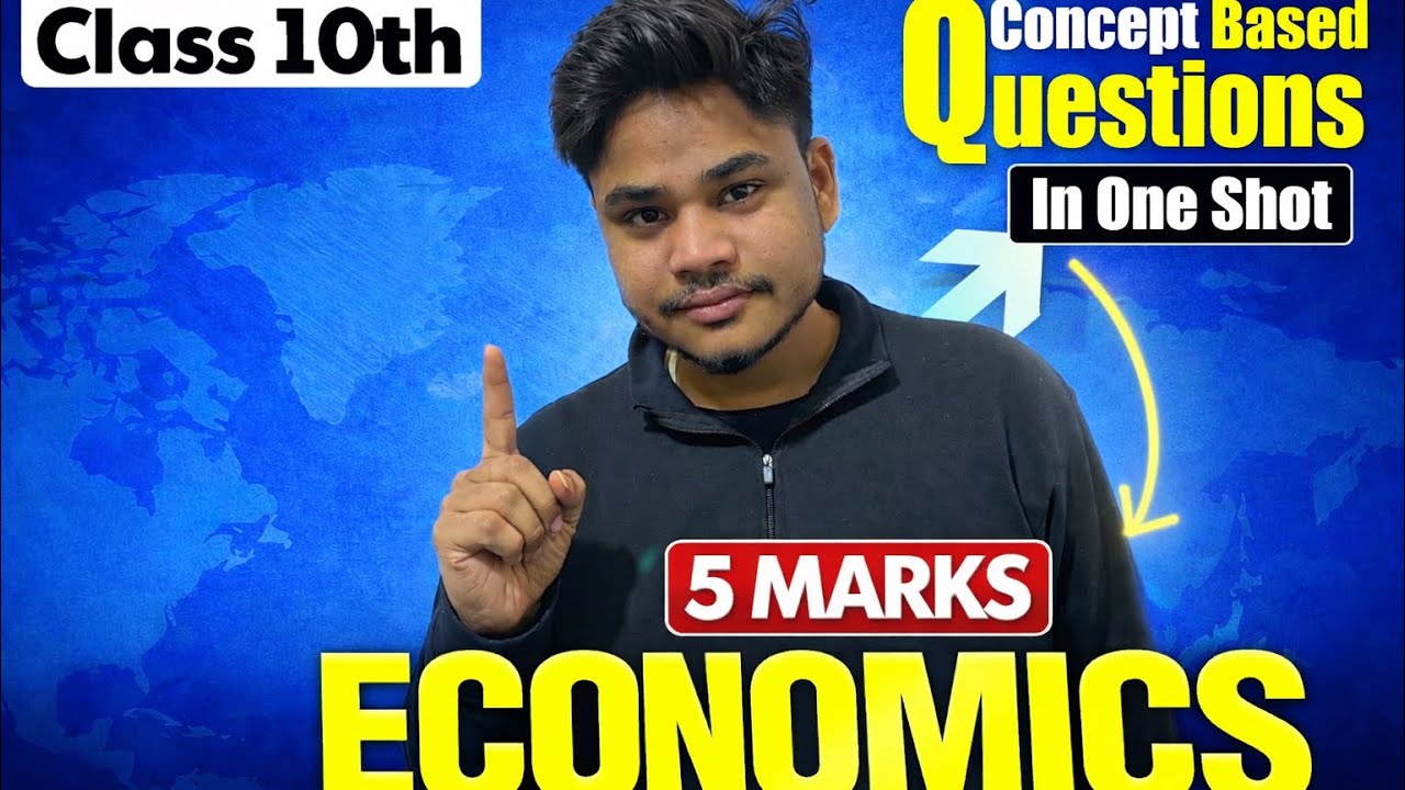 Class 10 Economics All Chapters Important Questions | Board Exam 2026 तैयारी#economics 