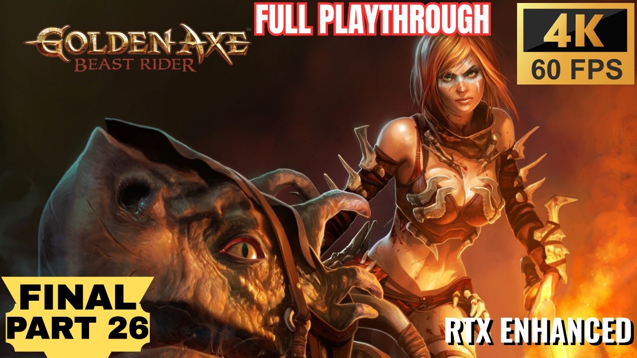 Golden Axe Beast Rider No Commentary Playthrough Part 26 | 4K 60fps