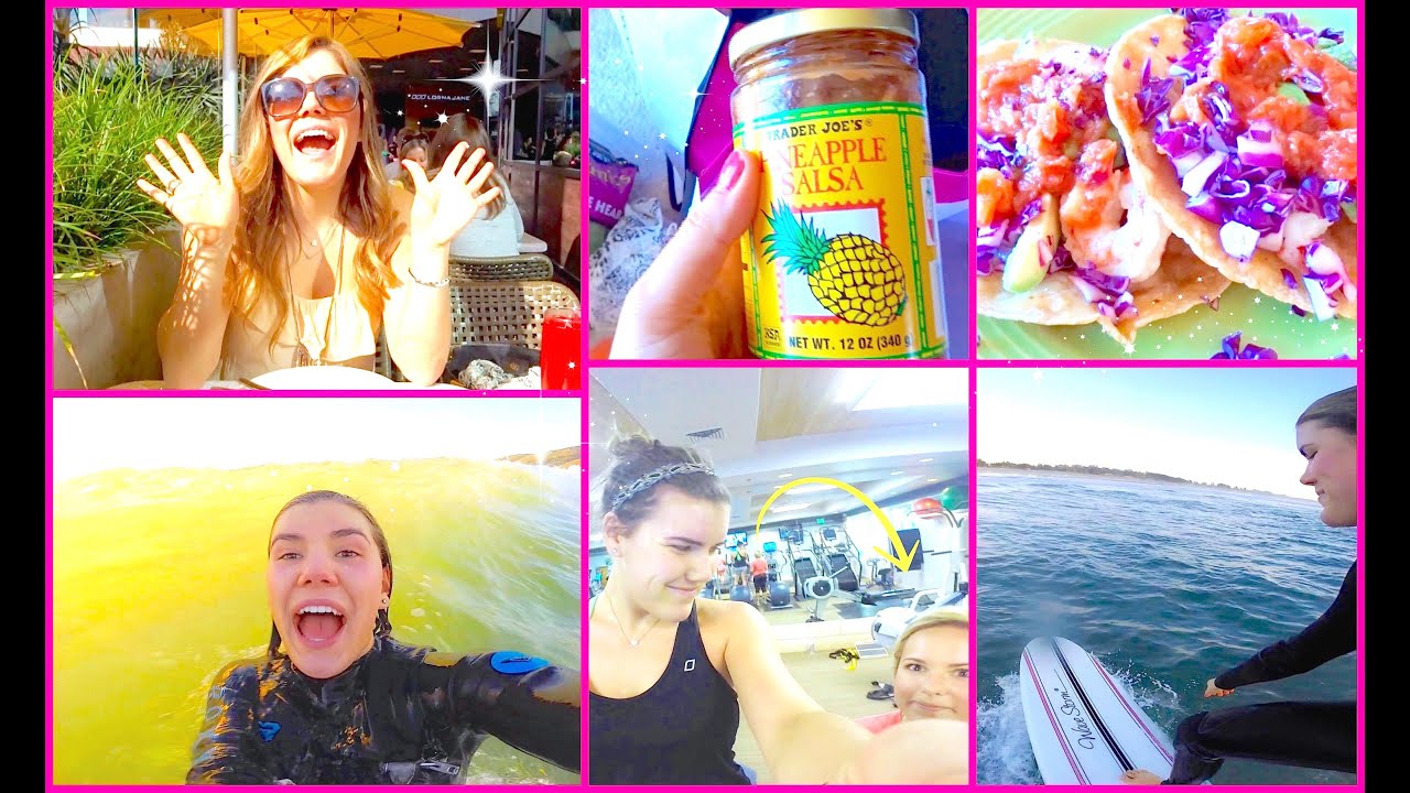 IM BAAACK! HEALTHY FOOD, WORKOUTS + SURF!