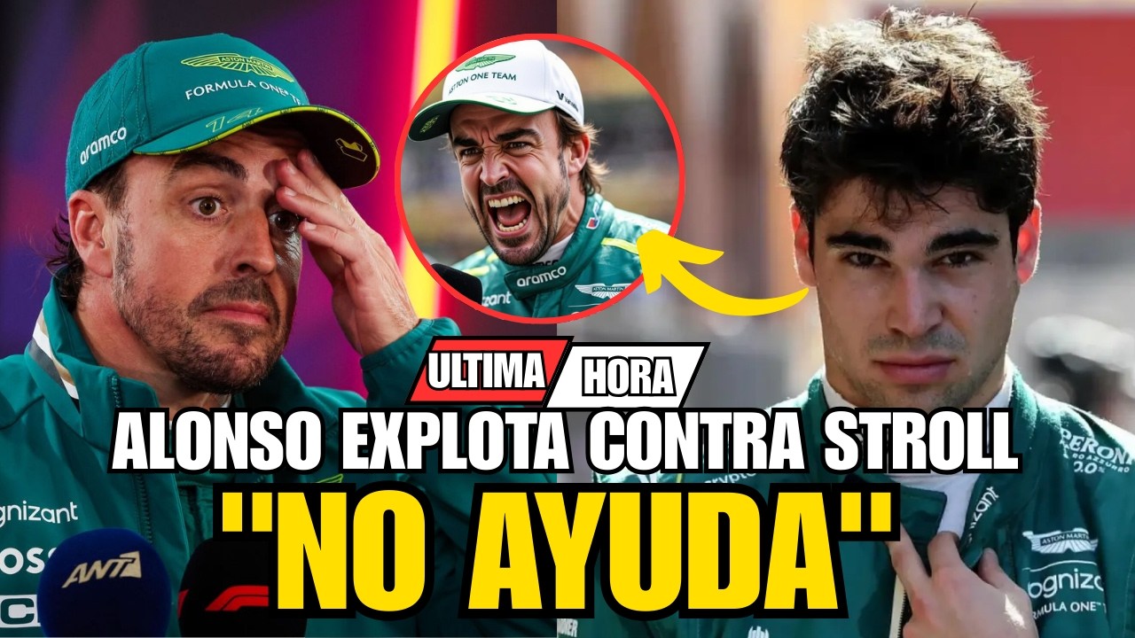 🔴 ALONSO Y STROLL VUELVEN A CHOCAR en ASTON MARTIN… ¡EL AMBIENTE SE CALIENTA!