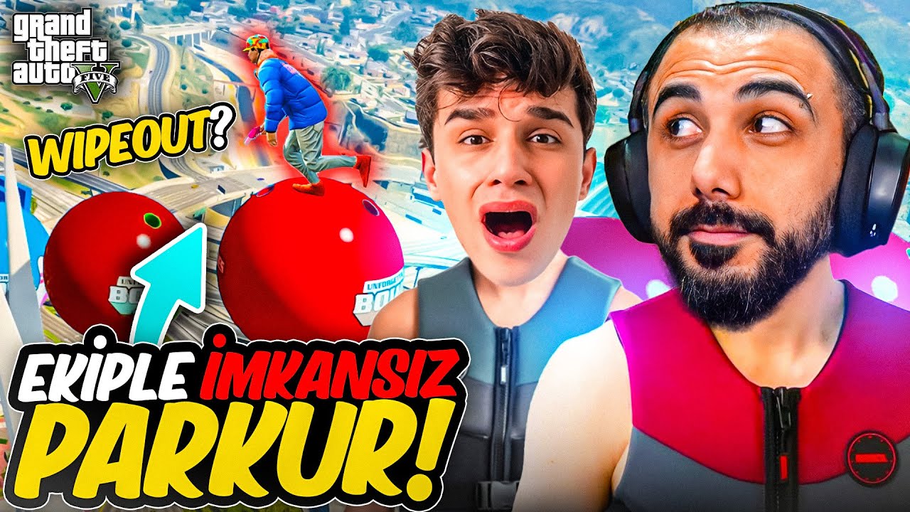 OYUNUN EN İMKANSIZ PARKURU!? (WIPEOUT) @AhmetCanDündar | Barış Can