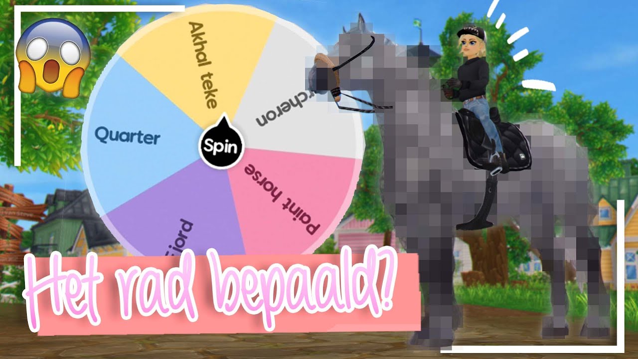 HET RAD BEPAALD WELK PAARD IK KOOP! | Starstable online | wolfxjessy