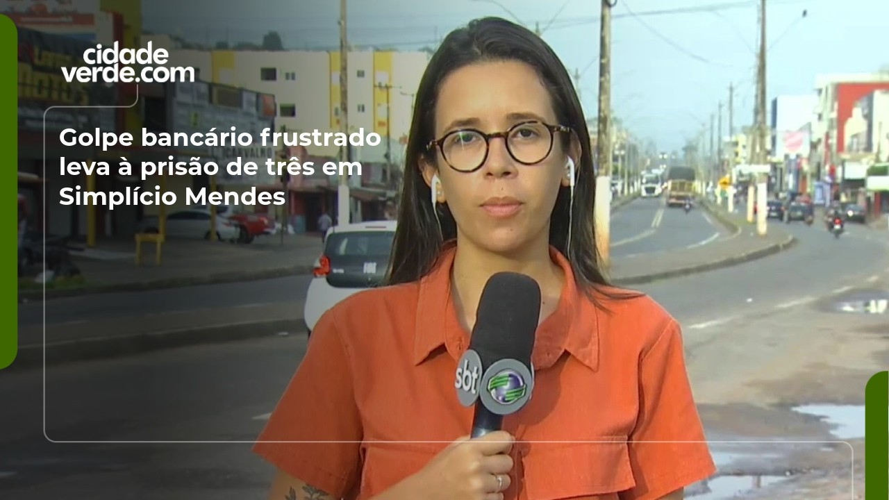 Golpe bancário frustrado leva à prisão de três em Simplício Mendes
