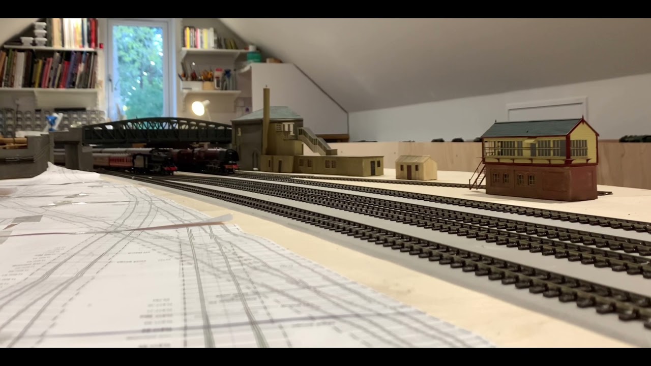 Bank Holiday up trains at Camden