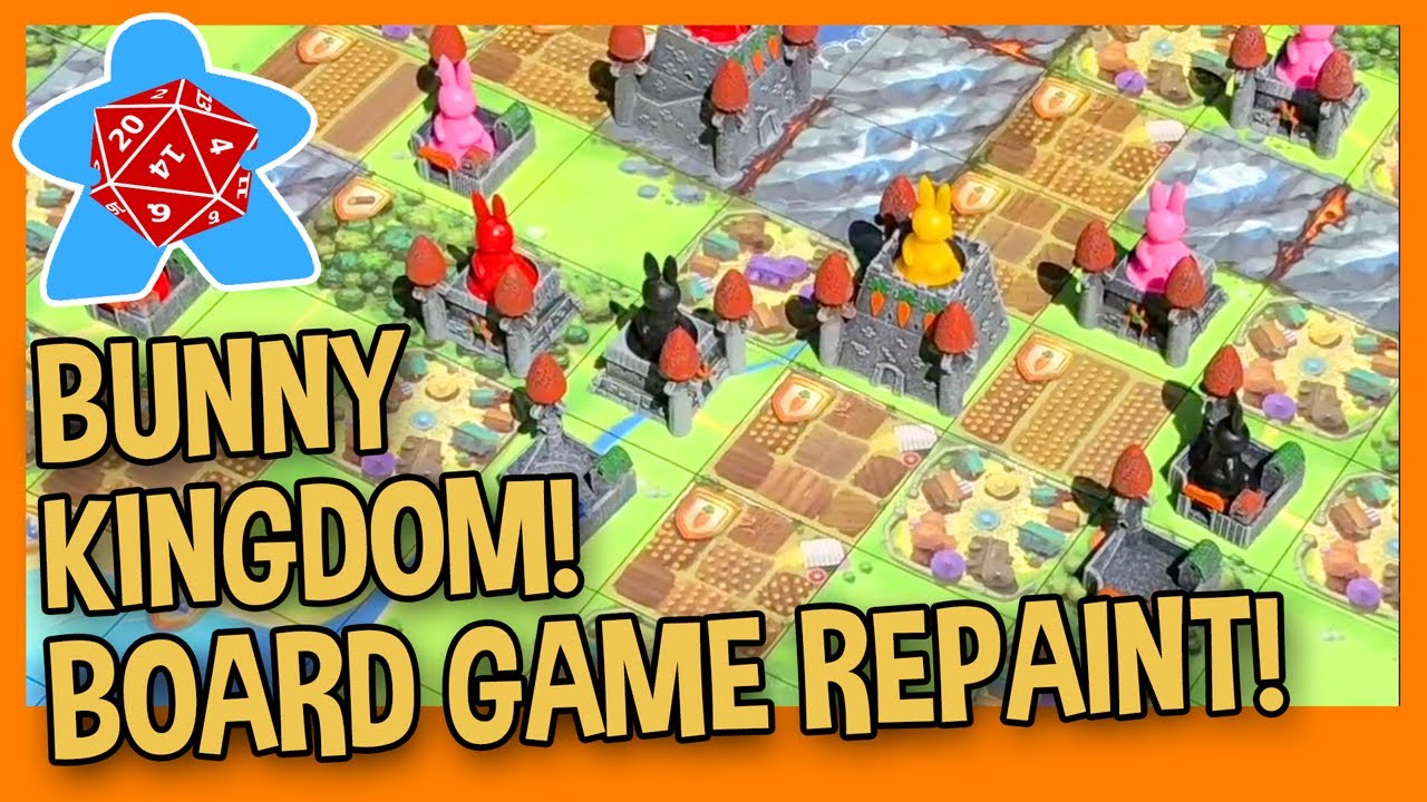 BUNNY KINGDOM COMPONENT REPAINT - Bunny Board Game Castles!