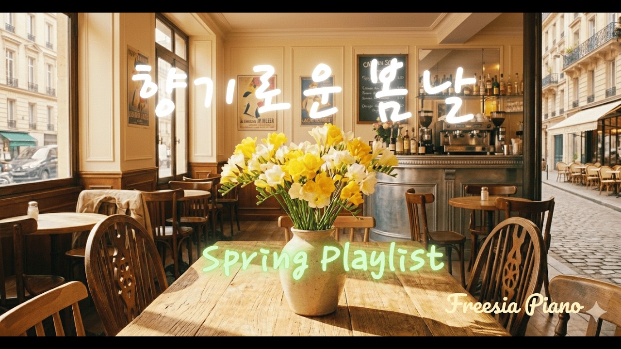 (playlist) 이 노래 너무 좋아💛향기로운 봄날💛 Spring Playlist 💛잔잔한 피아노 연주곡 플리💛Piano Cover ⎜카페 매장 병원 공부 집중 편안 수면