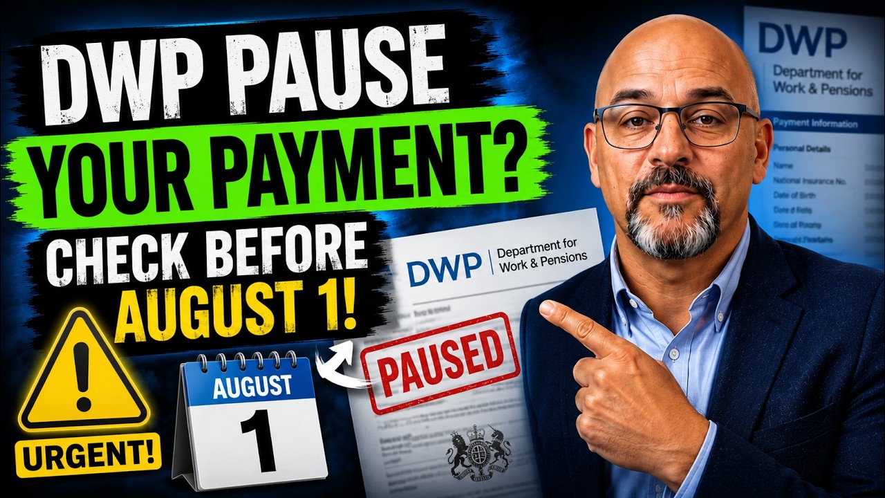 DWP Pause Your Payment If These Details Are Wrong &mdash; Check Before 1st August
