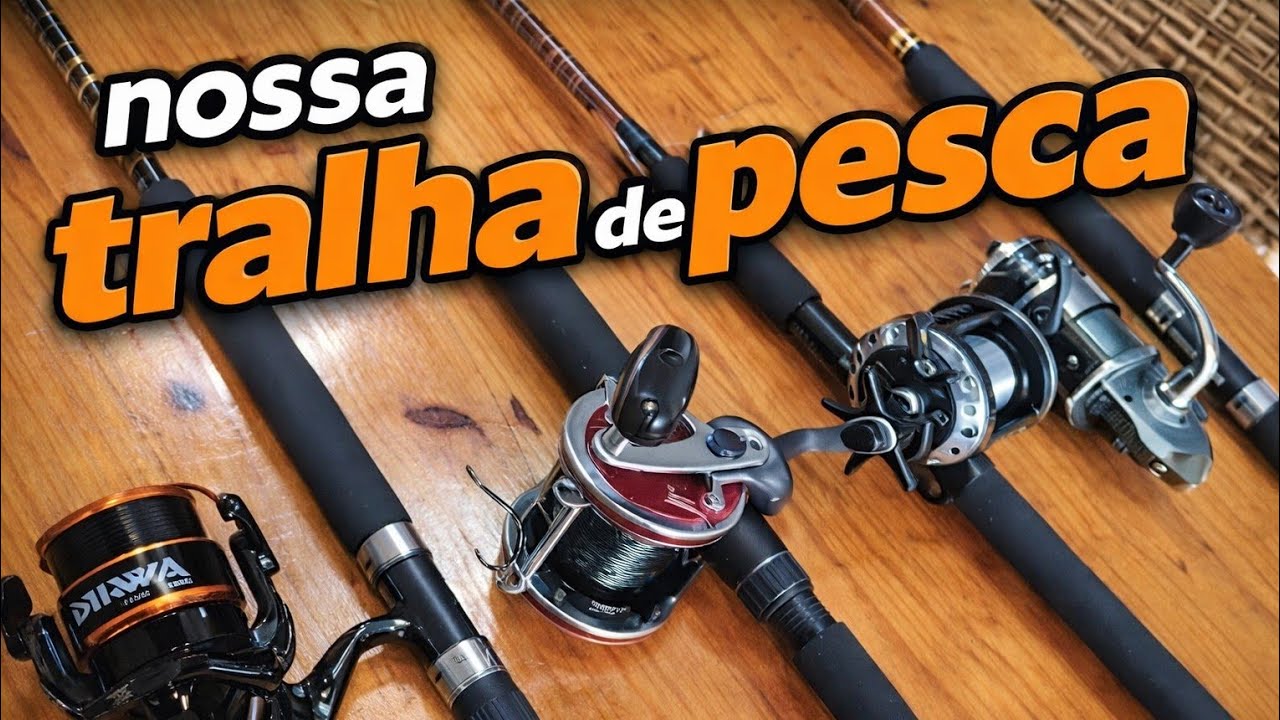 Equipamentos da pescaria Chuva de Piras! #pirarara #molinete #carretilha