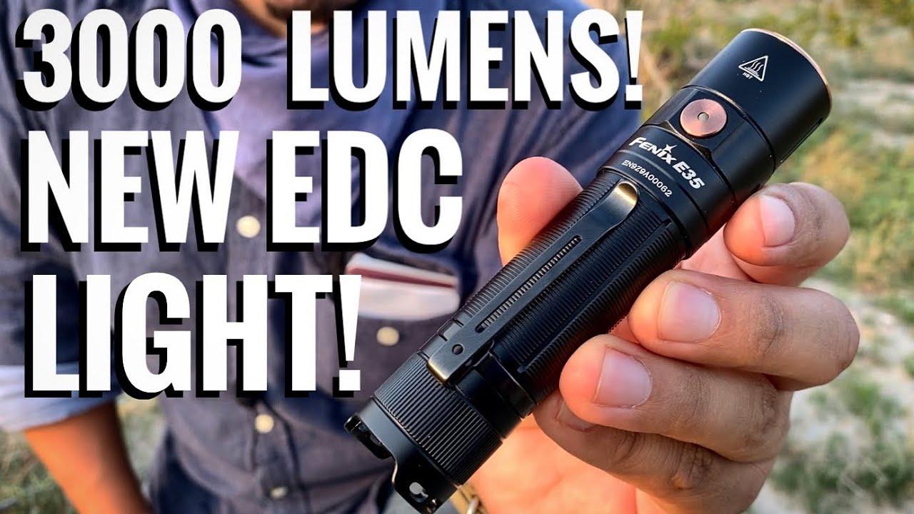 AWESOME EDC Flashlight! Fenix E35 V3 Review!