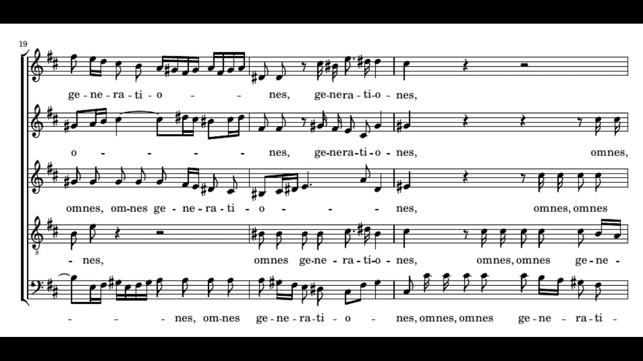 Bach: Magnificat - 4. Omnes generationes - Herreweghe