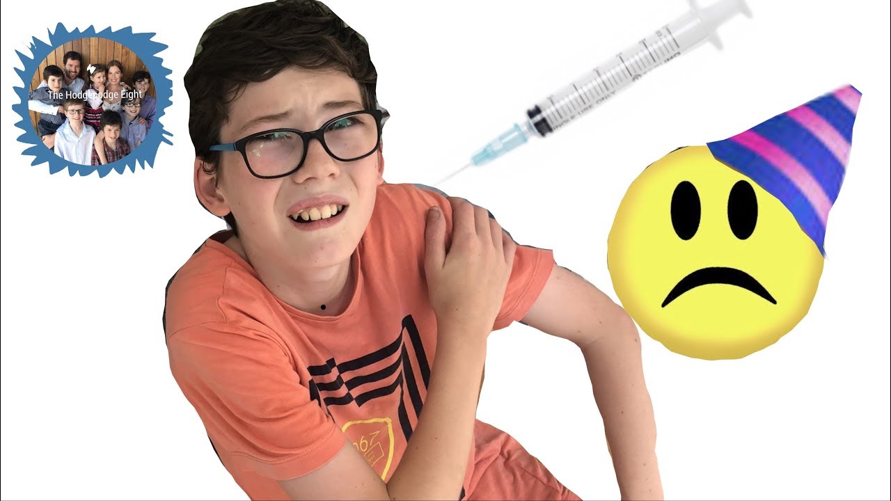 a NEEDLE on my BIRTHDAY?? Brayden is a TEENAGER!