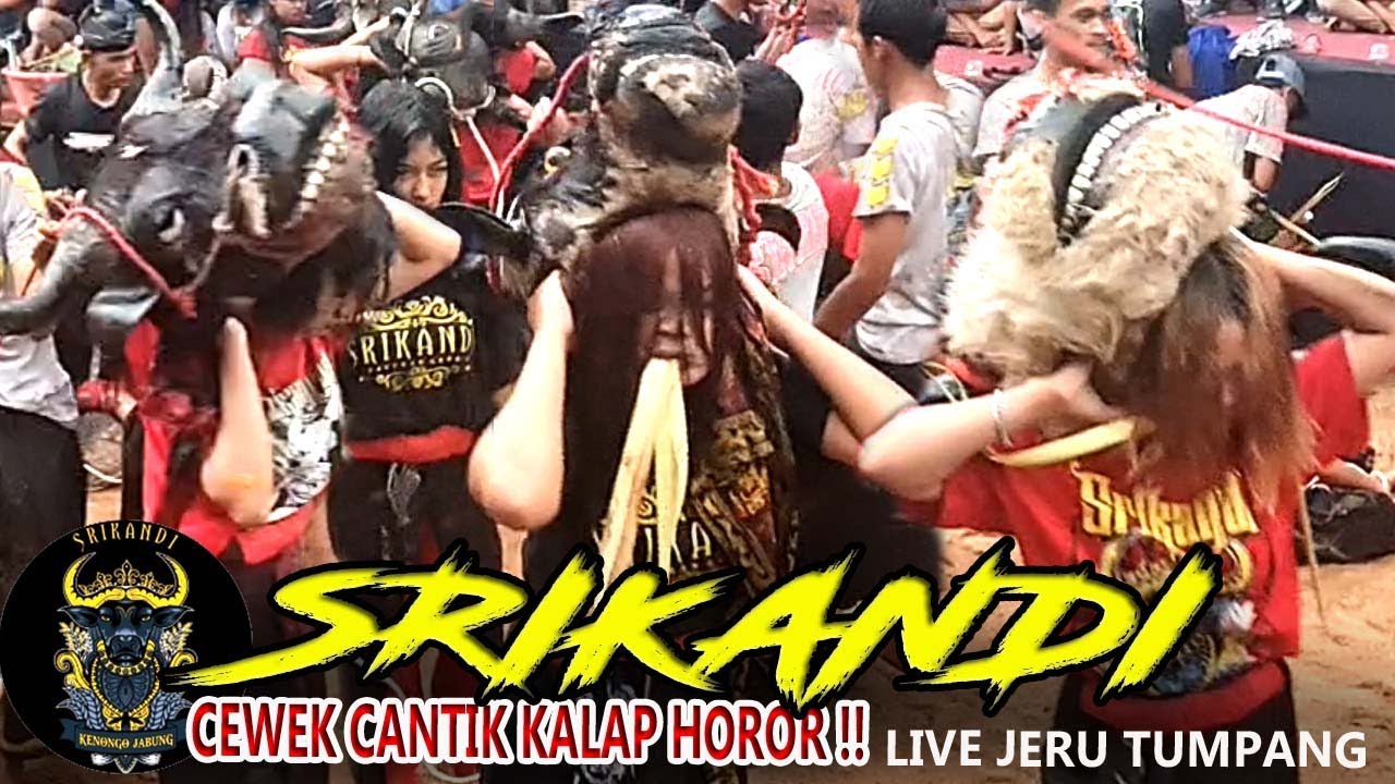 SRIKANDI BANTENG CEWEK MENDADAK KALAP BRINGAS SAAT HUJAN DERAS , SUASANA MENCEKAM KERASUKAN DEMIT