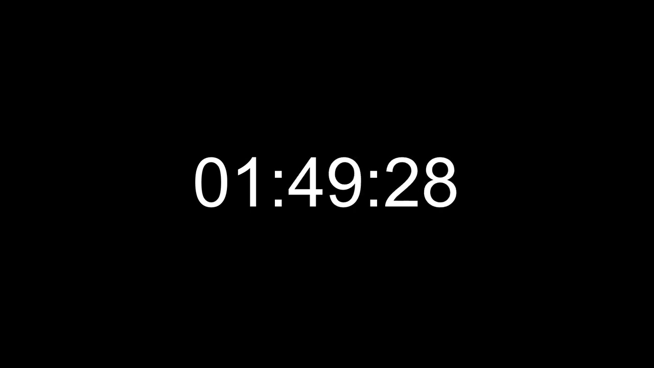 5 Minutes Black Screen Countdown Timer & Alarm (Moderate Volume)