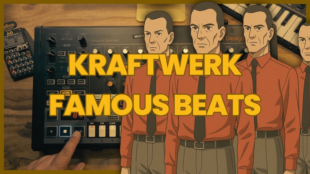 Kraftwerk Famous Beats with Behringer RD 8 🟥🟧🟨⬜️