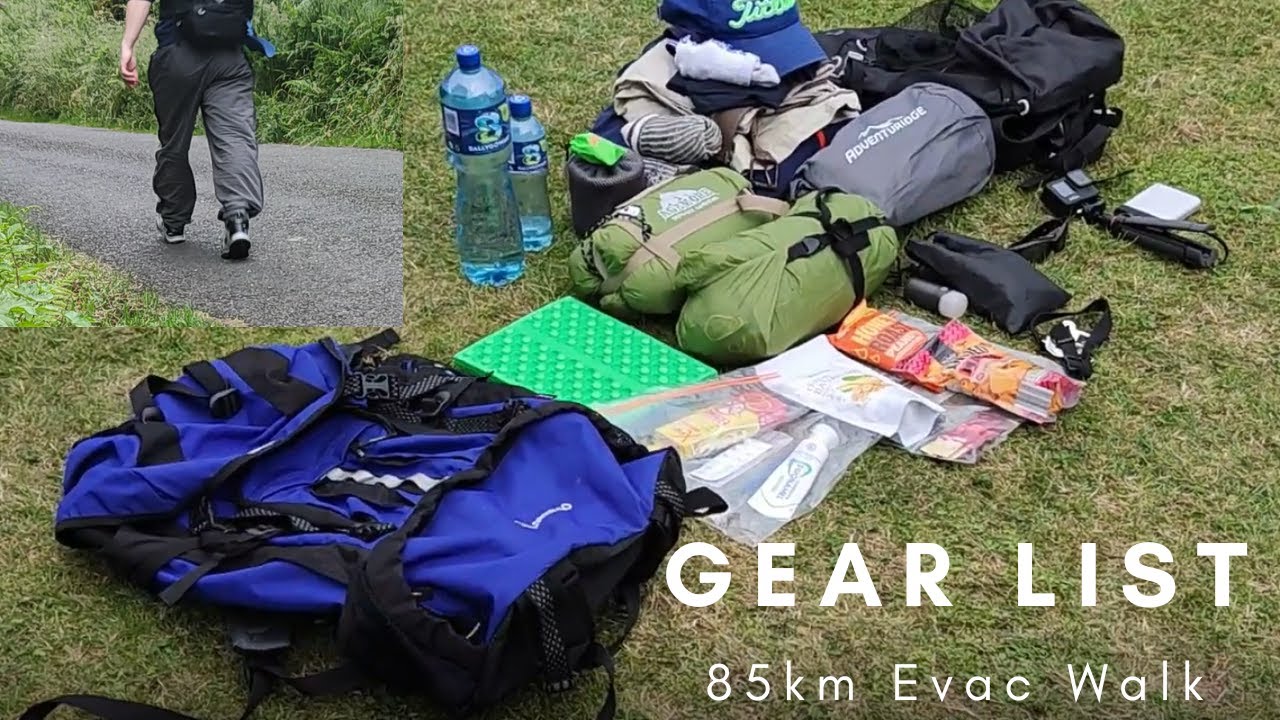 Essential Gear List for My 85km+ Simulated Evac Walk Challenge | Rookie Hiker