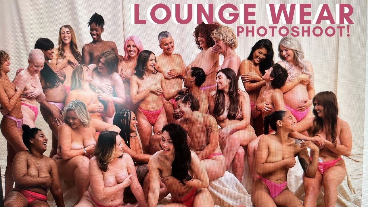 Loungewear photoshoot | Breast cancer awareness!