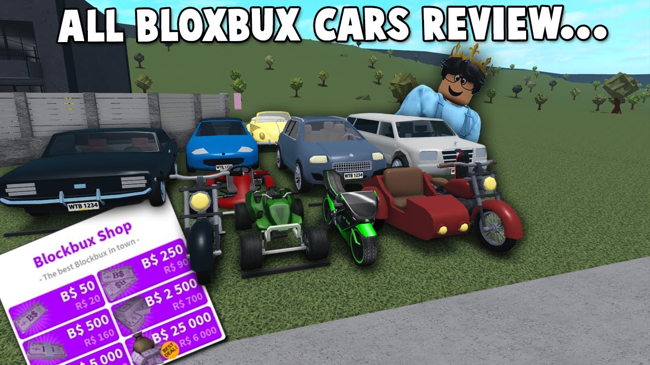 покупка и обзор ВСЕХ АВТОМОБИЛЕЙ BLOXBURG BLOXBUX...